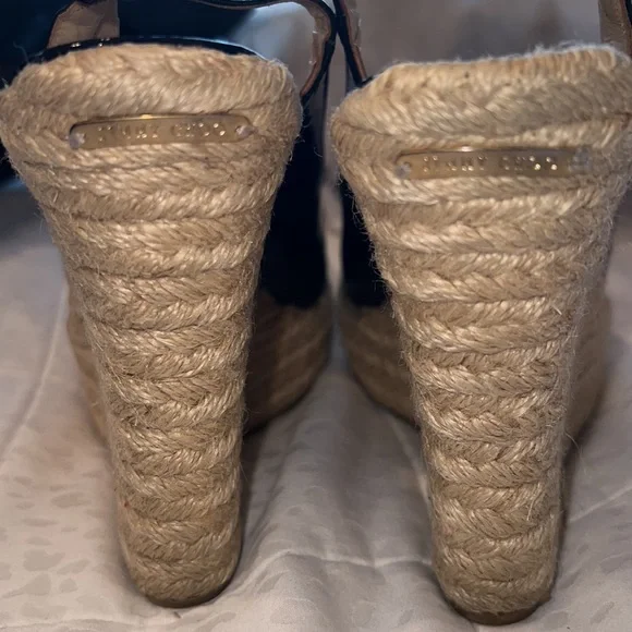 Jimmy Choo Patent Leather Espadrilles Black - Picture 4 of 7